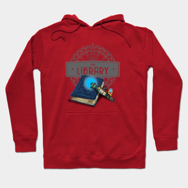 THE LIBRARY DARK VERSION Hoodie by KARMADESIGNER T-SHIRT SHOP